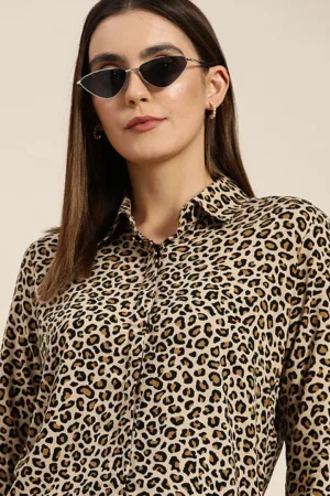 Leopard Print Shirt for Women