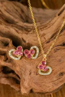 Love Heart Pendant Necklace