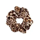 Leopard Velvet Scrunchie