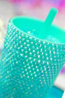 Rhinestones Luxury Straw Cup