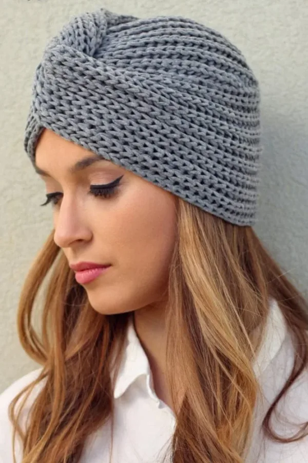 Twist Knit Beanie - Image 2