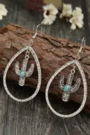 Cactus Double Earrings